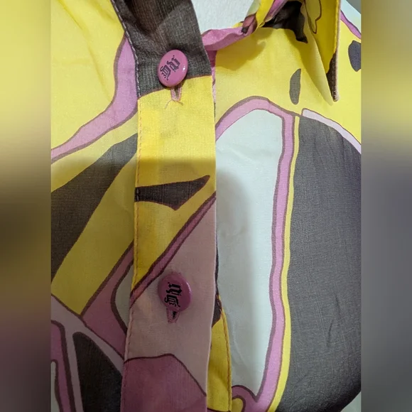 Vtg Silk Versace Top - Picture 2 of 6